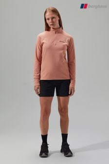 Pink - Berghaus Womens Ryten Half Zip Fleece (B43316) | kr1 100