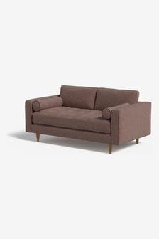 MADE.COM Basket Weave Dusky Pink Scott 2 Seater Sofa (B43453) | €1,325