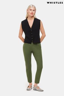 Ультра эластичные брюки цвета хаки Whistles Petite (B43505) | €131