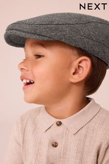 Charcoal Grey Flat Cap (1-16yrs) (B43643) | kr140 - kr210