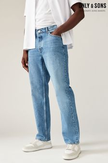 Only & Sons Blue Straight Leg Jeans (B43780) | €64