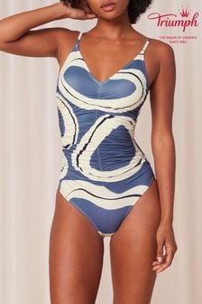 Triumph Blue Summer Allure Swimsuit (B43971) | ₪ 402