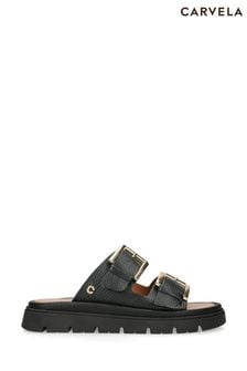 Black - Carvela Comfort Pavilion Sandals (B44353) | kr2 550