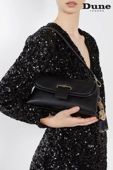 Черный - Dune London Chelsea Pillow Leather Shoulder Bag (B44381) | €220