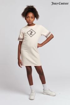 Коричневое платье-футболка для девочек Juicy Couture (B44388) | €69 - €82