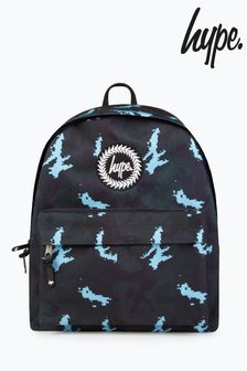 Hype. Boys Didgie Tech Camo Black Backpack (B44612) | LEI 179