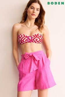 Boden Red Taormina  Bandeau Bikini Top (B44817) | ₪ 201