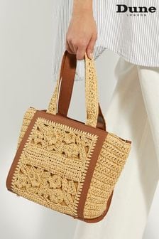 Dune London Natural Daisy Floral Appliqué Embellished Handbag (B45090) | HK$823