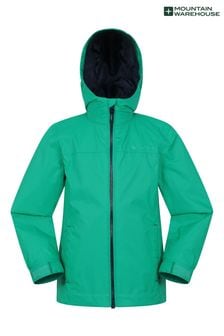 Mountain Warehouse Green Kids Torrent Waterproof Jacket (B45182) | €34
