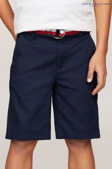 Blau - Tommy Hilfiger Web-Shorts mit Gürtel (B45281) | 78 € - 86 €