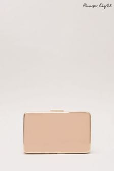 Phase Eight Pink Patent Box Clutch (B45553) | $174