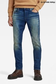 Синий - G Star узкие джинсы 3301 (B45651) | €159