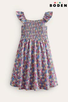 Boden Pink Shirred Jersey Dress (B45912) | Kč990 - Kč1,150