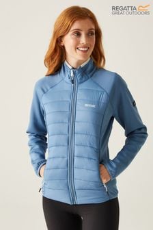 Regatta Blue Womens Clumber Hybrid V Walking Jacket (B45973) | $84