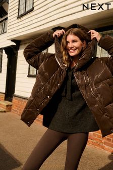 Women s Coats Hooded Plain Smart Casual Next Kazakhstan