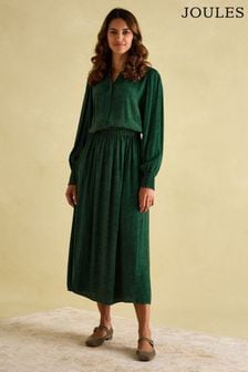Hobbs alexa shift dress forest green cheap