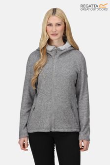 Regatta Grey Avalynn Full Zip Lined Hood Fleece (B46798) | €61