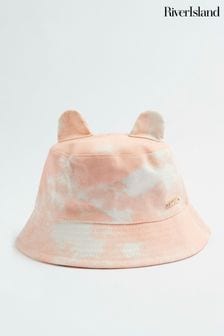 River Island Pink Girls Tie Dye Bucket Hat (B47223) | 40 QAR
