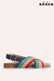 Boden Blue Rainbow Cross-Over Sandals (B47402) | KRW89,700 - KRW102,500