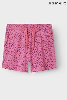 Name It Pink Elasticated Printed Shorts (B47568) | 59 QAR