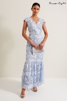 Phase Eight Blue Blanche Maxi Dress (B47680) | €381
