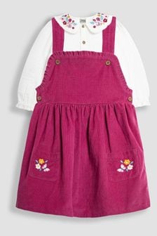 Girls Purple Pinafore Plain Dresses Next Luxembourg