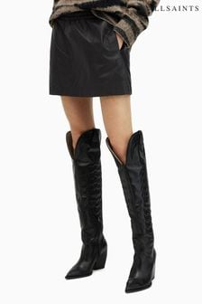 AllSaints Black Shana Mini Skirt (B47894) | AED1,325