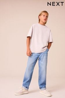 藍色 - Denim Carpenter 100% Cotton Jeans (3-16yrs) (B47948) | NT$750 - NT$980