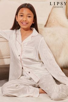 Girls Pyjamas White Print Nightwear Next Gibraltar