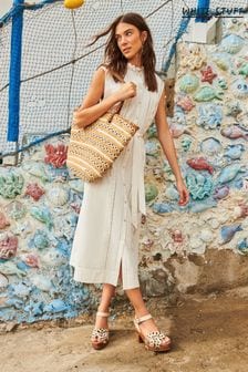 White Stuff Natural Demi Jute Large Tote Bag (B48288) | HK$684