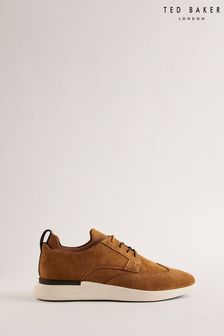 Ted Baker Brown Haltonn Casual Wing Tip Shoes (B48402) | 701 QAR