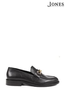 Jones Bootmaker Mari Leather Black Loafers (B48573) | kr1 630