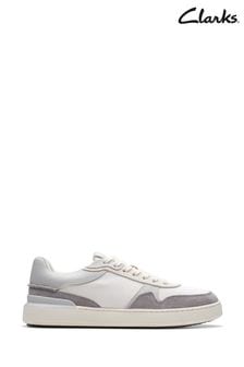 Clarks Grey Combi CourtLite Race Shoes (B48770) | €95