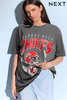 Kansas City Chiefs Relaxed Fit American License NFL Graphic T-Shirt (B48862) | €36