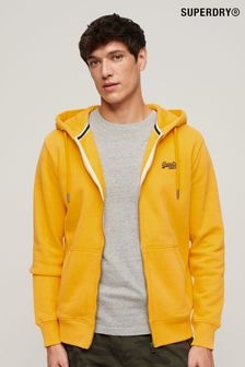 Superdry Gold Essential Logo Zip-Up Hoodie (B48921) | $94