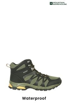 Mountain Warehouse Green Mens Trekker II Waterproof Softshell Walking Boots (B49167) | €107