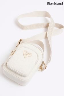 River Island Cream Girls Nylon Festival Bag (B49203) | $25