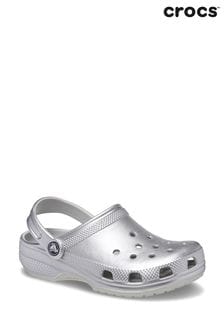 Crocs Silver Classic Clogs (B49210) | €55