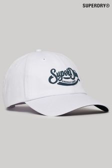 Superdry Cream Graphic Baseball Cap (B49327) | LEI 154