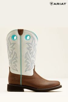 Ariat Elko Pull On Western Brown Boots (B49763) | kr2 560