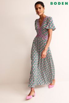 Multi - Boden Flutter Jersey Maxi Dress (B50191) | kr2 010