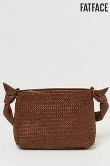 FatFace Brown Claudia Woven Shoulder Bag (B50616) | AED416