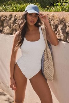 White swimming costume outlet