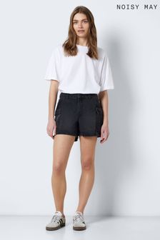 黑色 - Noisy May媽媽風工裝牛仔短褲 (B50809) | NT$1,210
