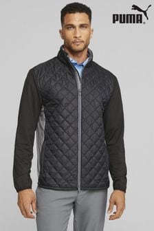 Puma Black Golf Frost Quilted Mens Jacket (B50837) | €172