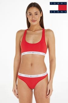 Tommy Hilfiger Red Logo Iconic Thong (B50842) | ₪ 91