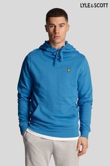 Lyle & Scott Blue 100% Cotton Pullover Hoodie (B50871) | $120