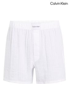 White - Calvin Klein Slim Fit Single Boxers (B50903) | kr640