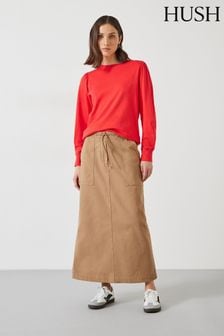 紅色 - Hush Emily Puff Sleeve Sweatshirt (B51330) | NT$1,820