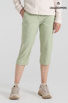 Craghoppers Green Kiwi Pro Crop Trousers (B51341) | kr714